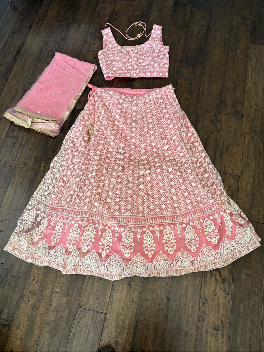 3 piece Indian Lengha Outfit